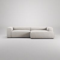 Grand Kolmipaikkainen Sohva leposohva Oikea Moon White