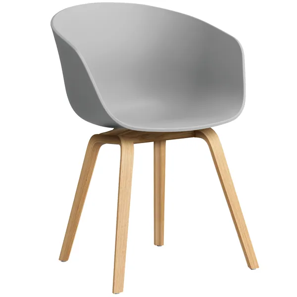 ACC 22 2.0 Karmstol Lackerad Ek / Concrete Grey
