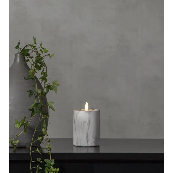 Flamme LED Pöytäkynttilä Marmori 125 cm