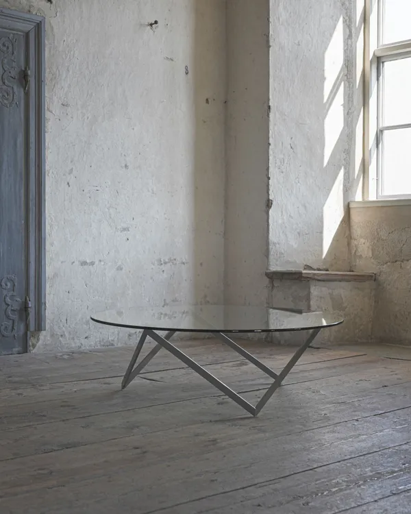 Sirius Salongbord Ø120x38 cm Silver Grey