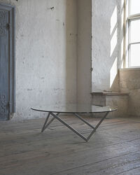 Sirius Salongbord Ø120x38 cm Silver Grey
