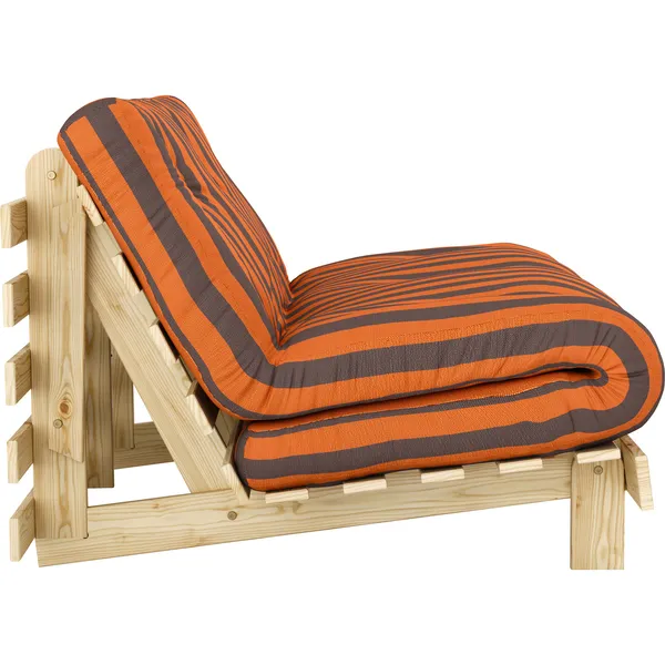 Roots Sovesofa 90x200 cm Orange / Brun