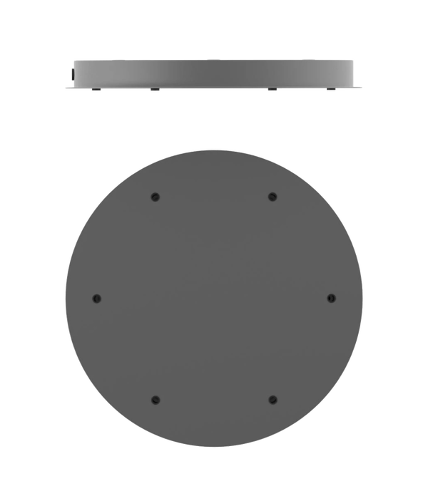 Miira 6 Lysekrone 470 mm Rock Grey / Klar