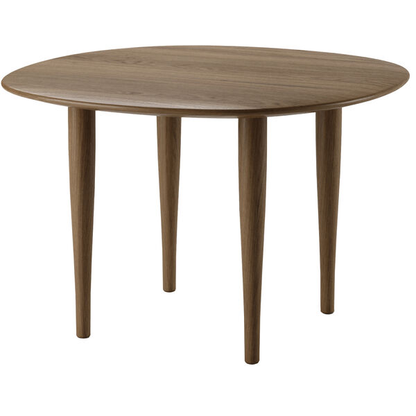 Jari Sofabord Ø60 cm Røget Eg