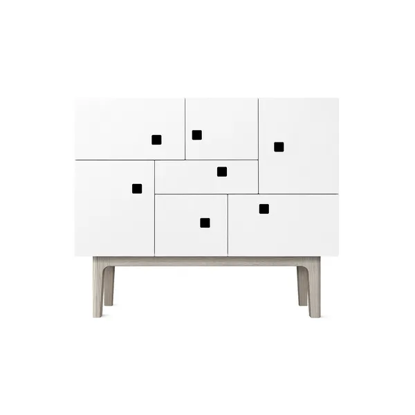 Peep C1 Sideboard Angel White / white oak