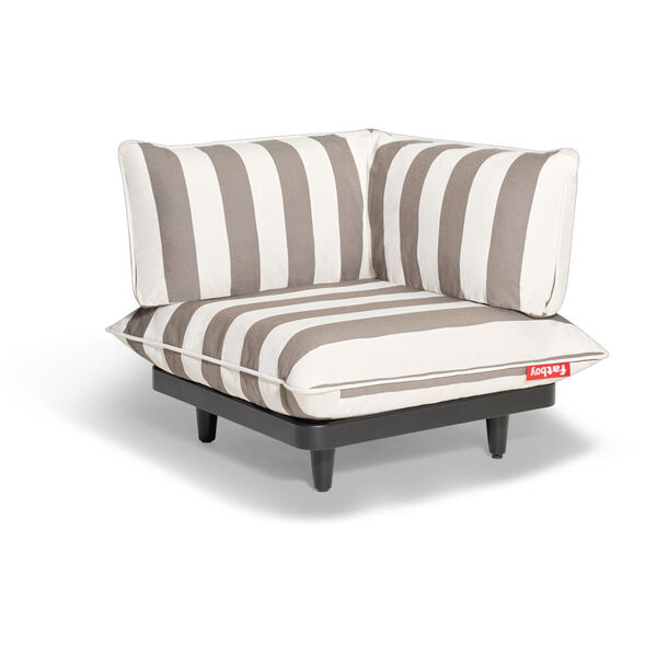 Paletti Corner Seat Stripe Cacao (Left)