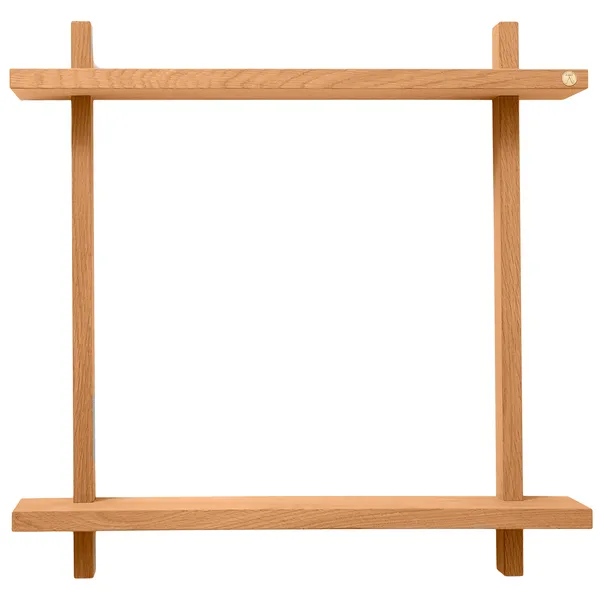 Treat Vägghylla Dubbel 50x50 cm Oljad Ek