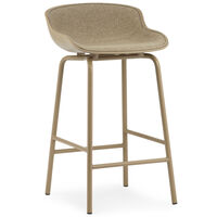 Hyg Barstol 65 cm Betrukket Forside Sand