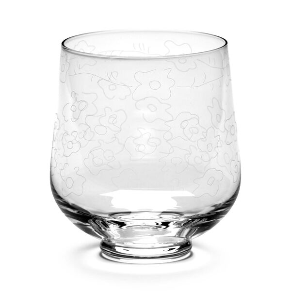Midnight Flowers Glas 45 cl Transparent