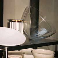 Taccia Small Bordlampe Sølv