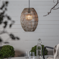 Linde Lampeskjerm 40 cm Gråbeige