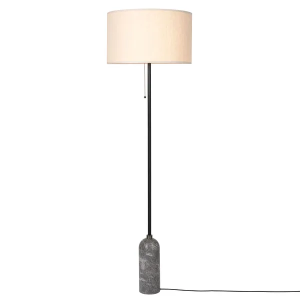 Gravity Gulvlampe Grå Marmor / Canvas