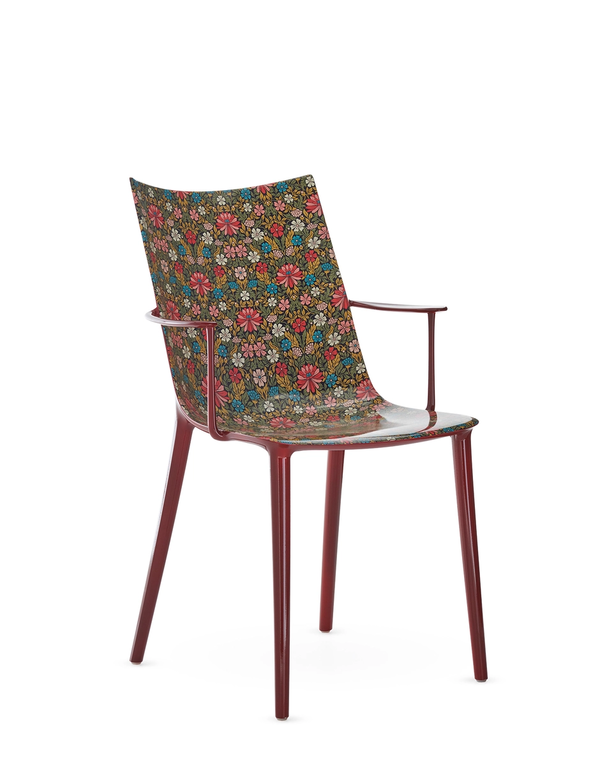 H.H.H. Stol Graphic Impression Burgundy / Lacquer