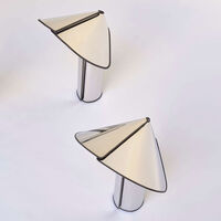 CHIARA T Bordlampe Aluminium / Antracitgrå