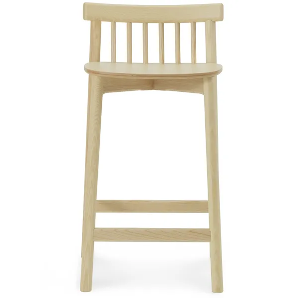 Pind Barstol 65 cm Klarlakkert Ask