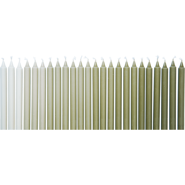 Ombre Stearinlys 24-pk Khaki