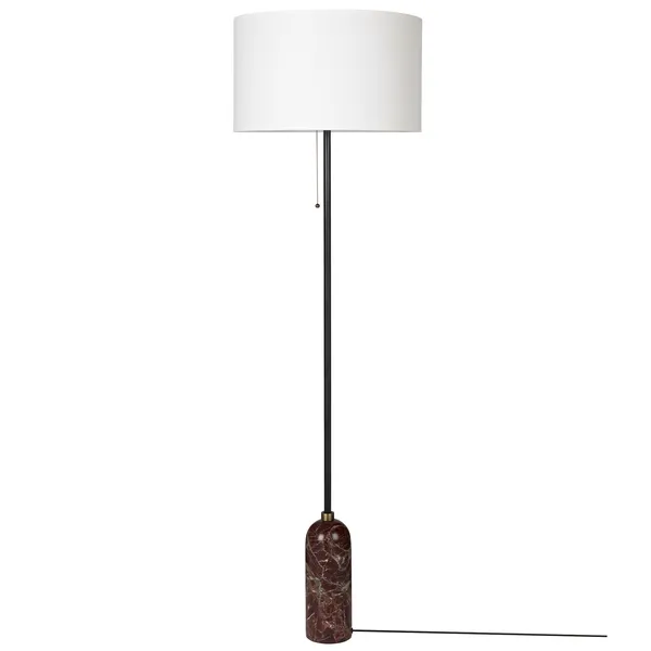 Gravity Golvlampa Maroon / Vit