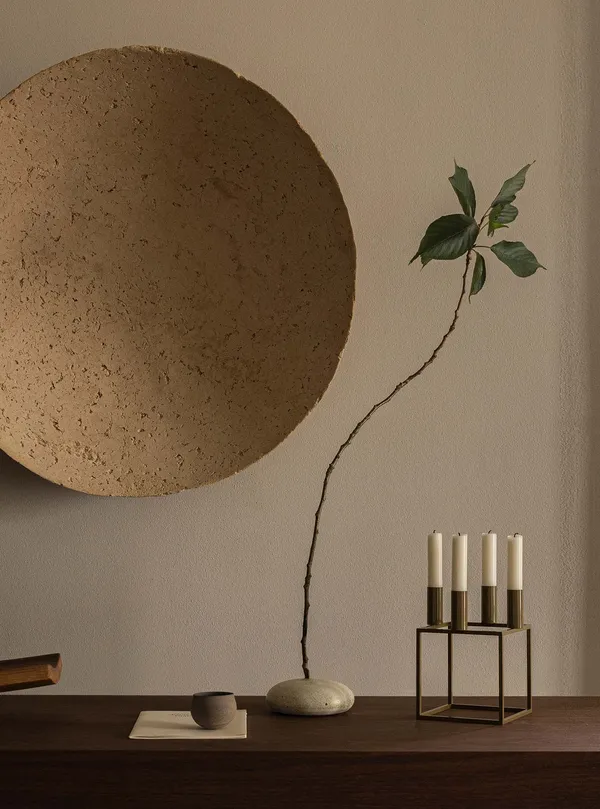 Kubus 4 Kynttilänjalka Olive