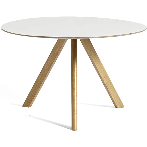 CPH 20 2.0 Pöytä Ø120 cm Vesipohjalakattu Tammi / Valkoinen
