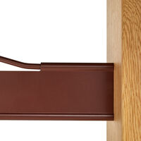 Passerelle Bord 95x260 cm Lackad Ek / Vinröd