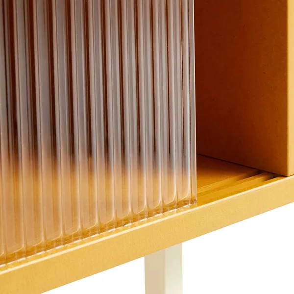 Colour Cabinet Vitriinikaappi Lasiovi / Keltainen