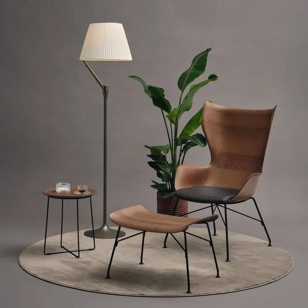 Angelo Stone Gulvlampe Champagne