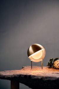 Pila Bordlampe Bærbar Solid Brass
