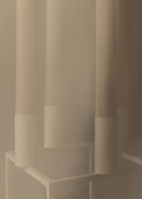 Kubus 4 Ljusstake Ivory