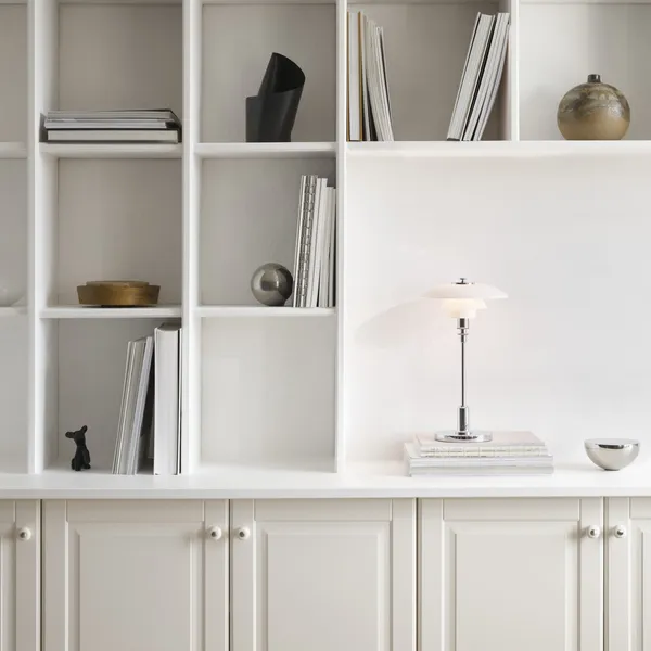 PH 2/1 Bordslampa Portabel Krompläterad