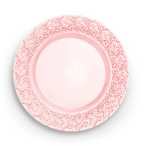 Lace Tallerken Ø25cm Lys Rosa