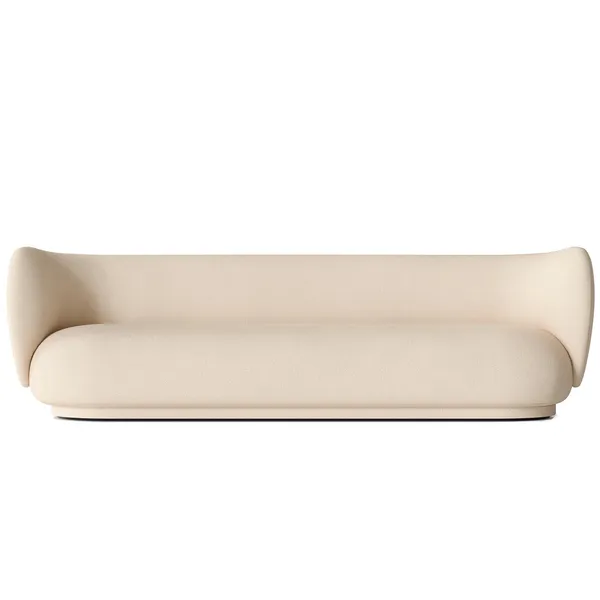 Rico Brushed 4-Seter Sofa Sand