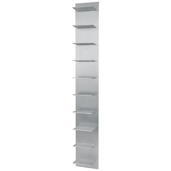 Lager Vegghylle Høy Aluminium