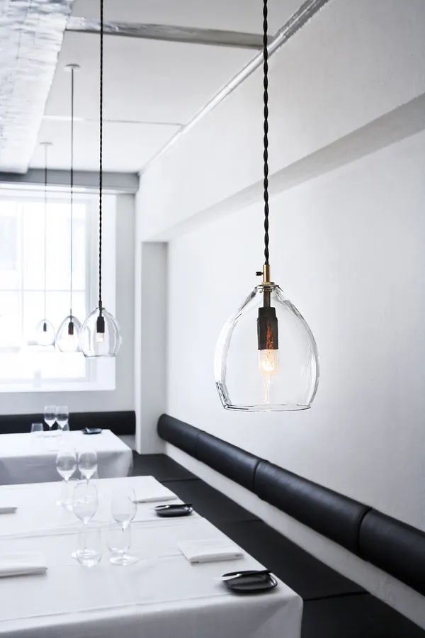 Unika loftslampe stor Klar