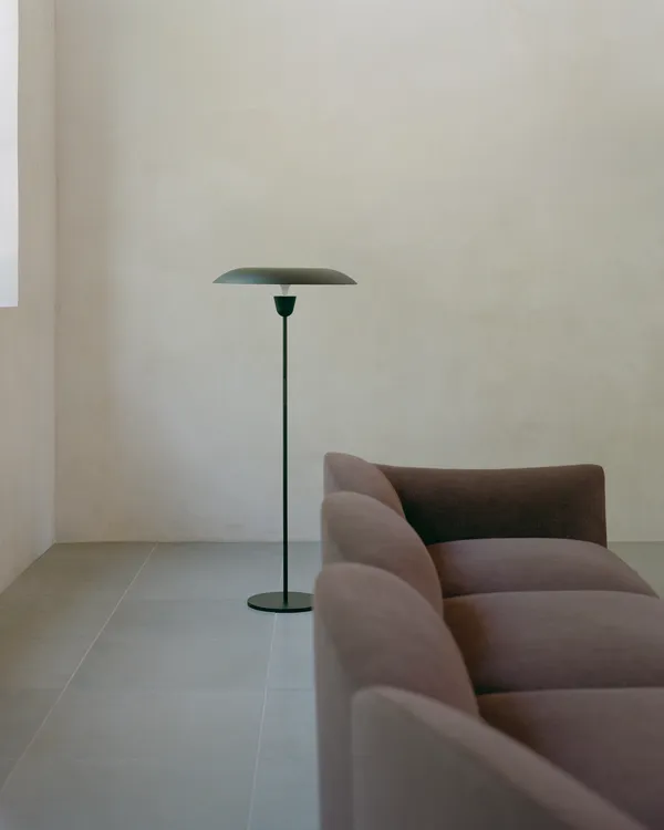 Kantarell Gulvlampe Sort