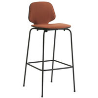 My Chair Barstol 75 cm Cognacfarvet / Sort Stål