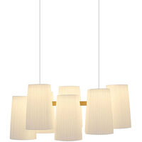Fiesta 8 Pendel Vit / Guld