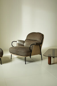 Lyra Armchair With Footstool Safire 0001
