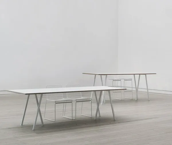 Loop Stand Bord 180 cm Laminat / Vit
