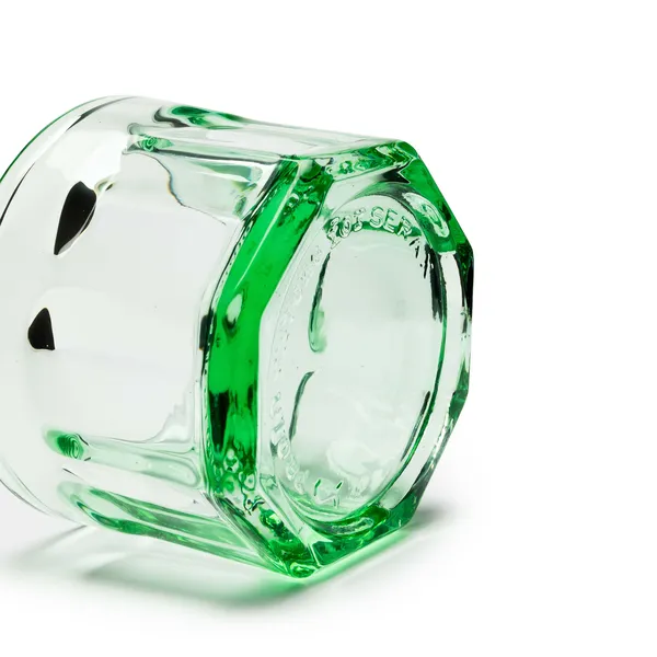 Fish & Fish Glass Small Green