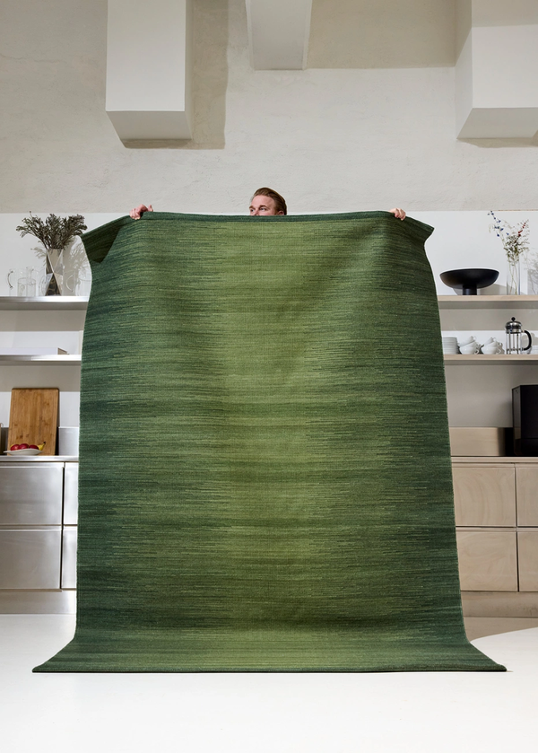 Tapti Uldgulvtæppe 230x320 cm Grønt