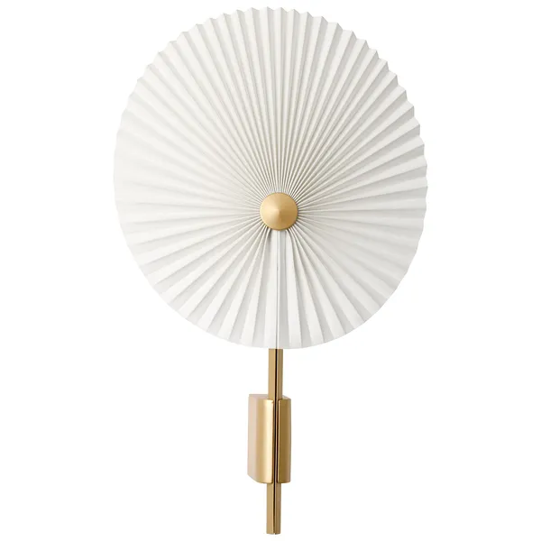 Liris Vegglampe Messing