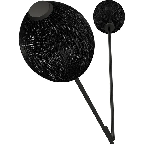 Satellite Vegg-/Taklampe Soft Black