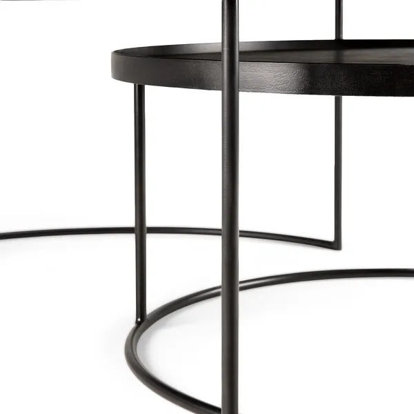 Round Tray Sofabord Sæt L/XL