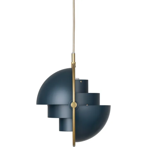 Multi-Lite Riippuvalaisin Ø255 cm Messinki / Midnight Blue