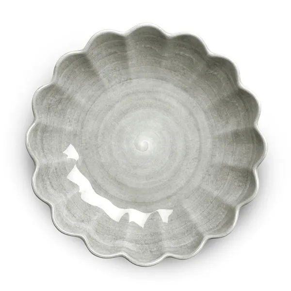 Oyster Skål 31 cm Grå