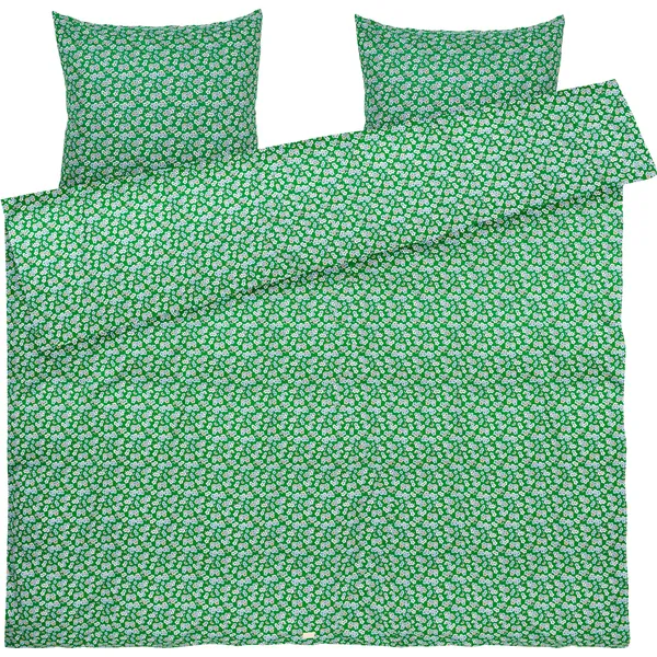 Pleasantly Sengesæt 200x220 + 60x63 cm Grønt