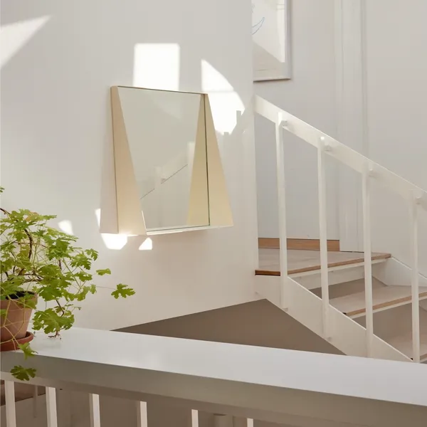 Beak Spejl 29x42 cm Creme