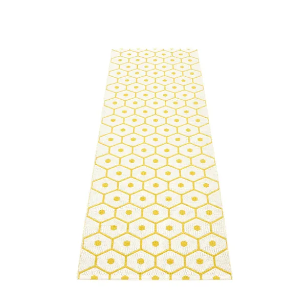 Honey Gulvtæppe 70x225 cm Mustard/Vanilla