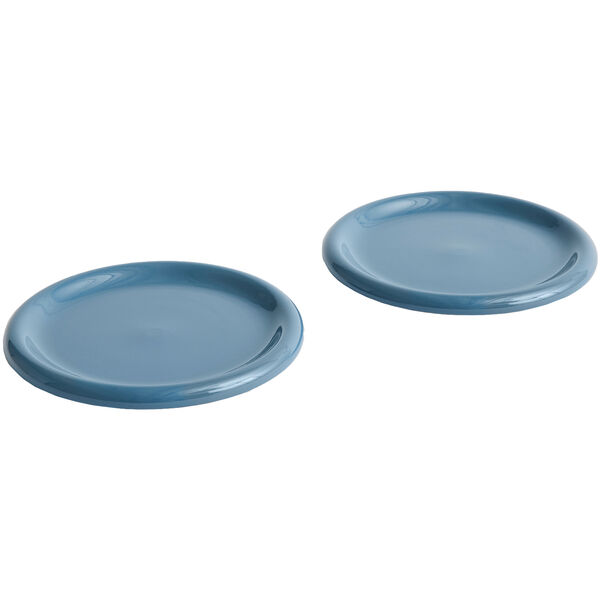 Barro Plate Set of 2 Ø24 cm Dark Blue