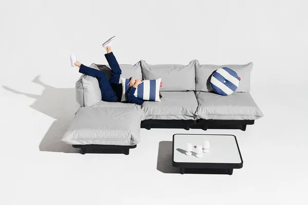 Paletti Modulsoffa 3-Sits Med Schäslong Mist